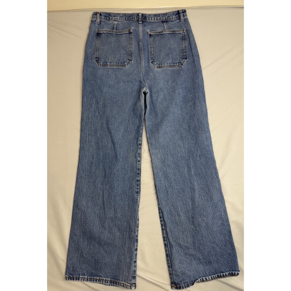 Reformation Alyssa High Rise WideLeg Jeans Size 32x 31" Inseam Long Boho Luxury - Picture 2 of 7